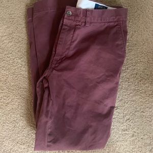 Polo Ralph Lauren Classic Fit Pants Red Size:34/32